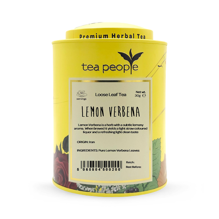 Tea People Lemon Verbena - Loose Leaf Herbal Tea - 30g Tin Caddy