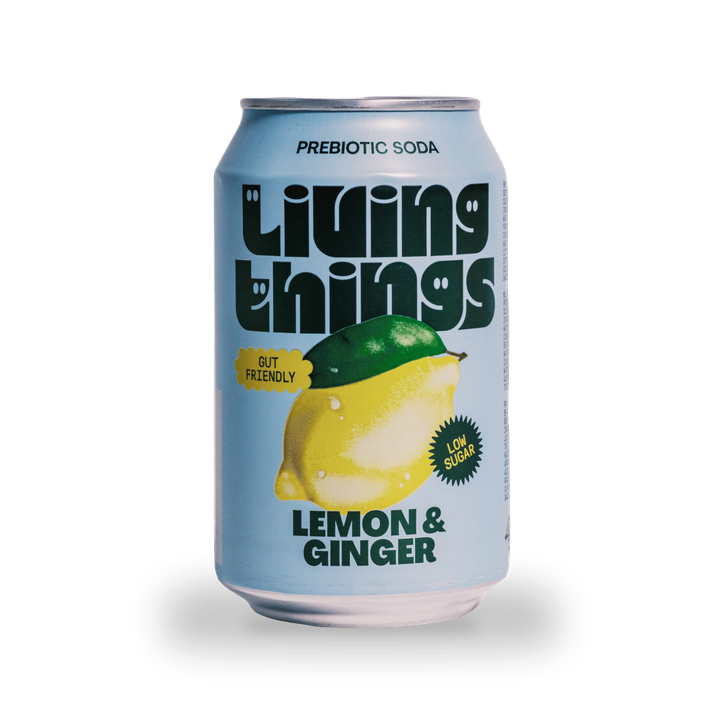 Living Things Lemon & Ginger 4x330ml