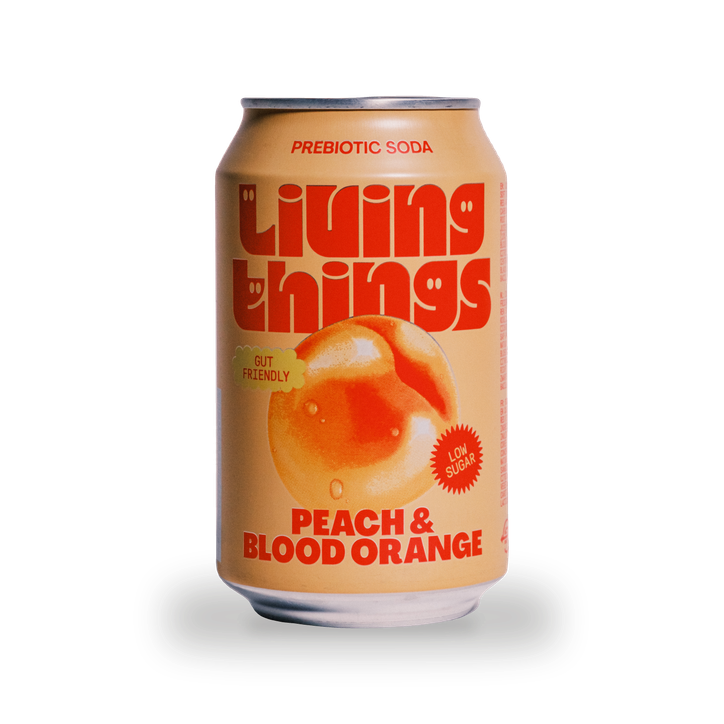Living Things Peach & Blood Orange 4x330ml