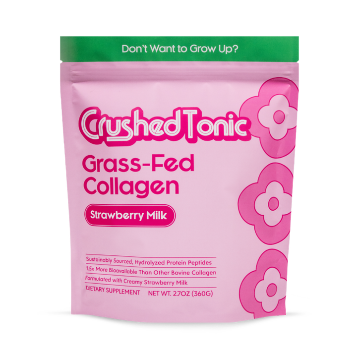 Crushed Tonic STRAWBERRY MILK - 30 Servings Full Size Pouch-Bovine