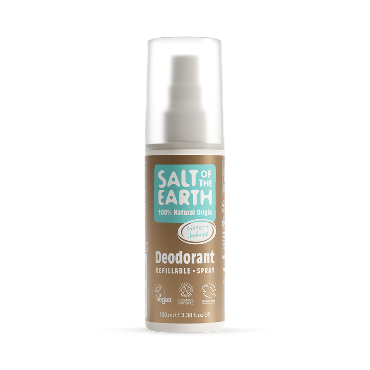 Ginger & Jasmine Natural Deodorant Spray