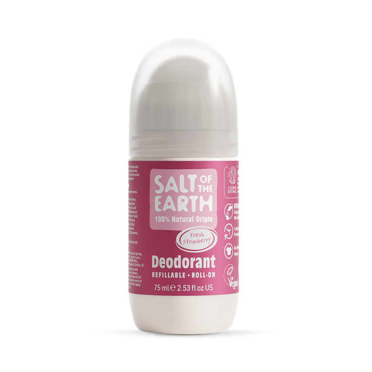 Fresh Strawberry Natural Refillable Roll-On Deodorant
