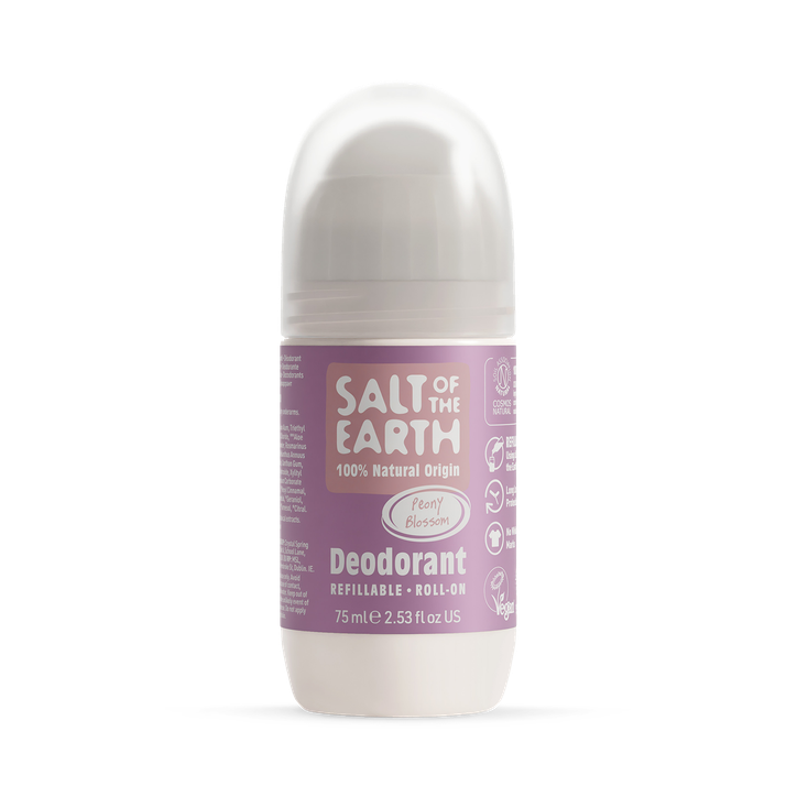 Peony Blossom Natural Refillable Roll-On Deodorant