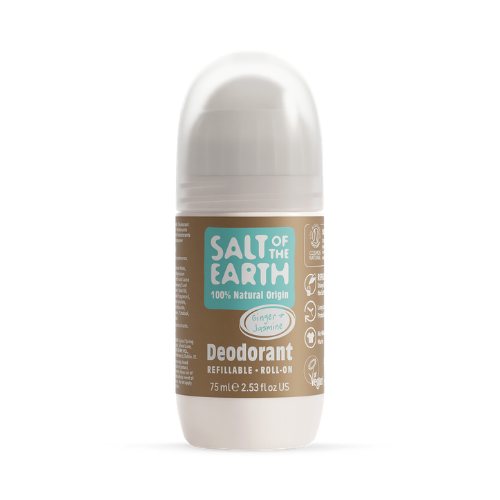 Ginger & Jasmine Natural Refillable Roll-On Deodorant