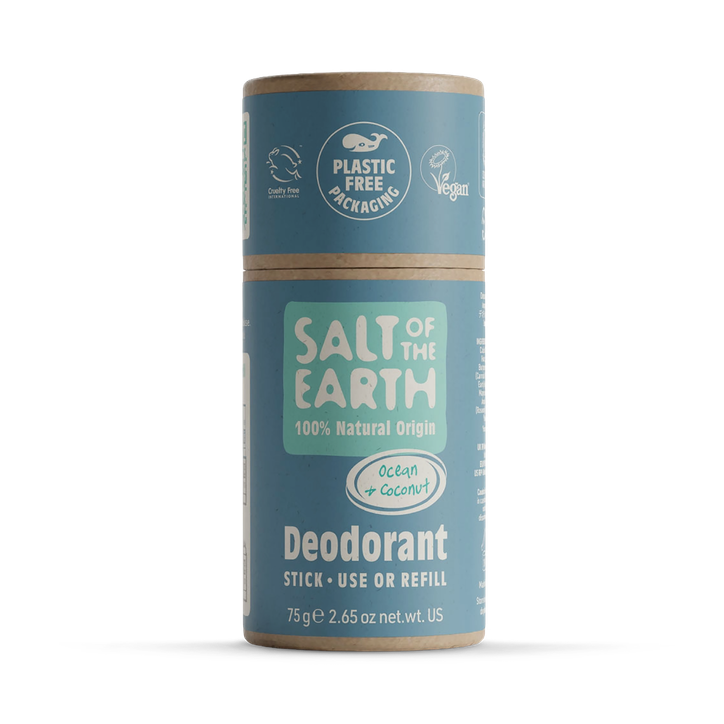 Ocean & Coconut Natural Deodorant Stick - Use or Refill