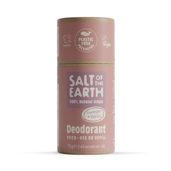 Lavender & Vanilla Natural Deodorant Stick - Use or Refill