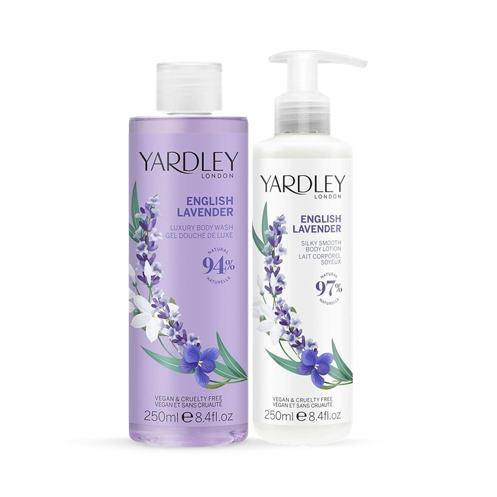 Yardley London English Lavender Body Wash & Body Lotion Collection