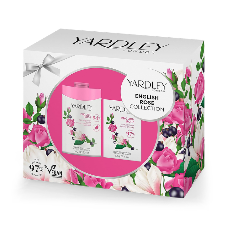 Yardley London English Rose Body Powder & Soap Collection