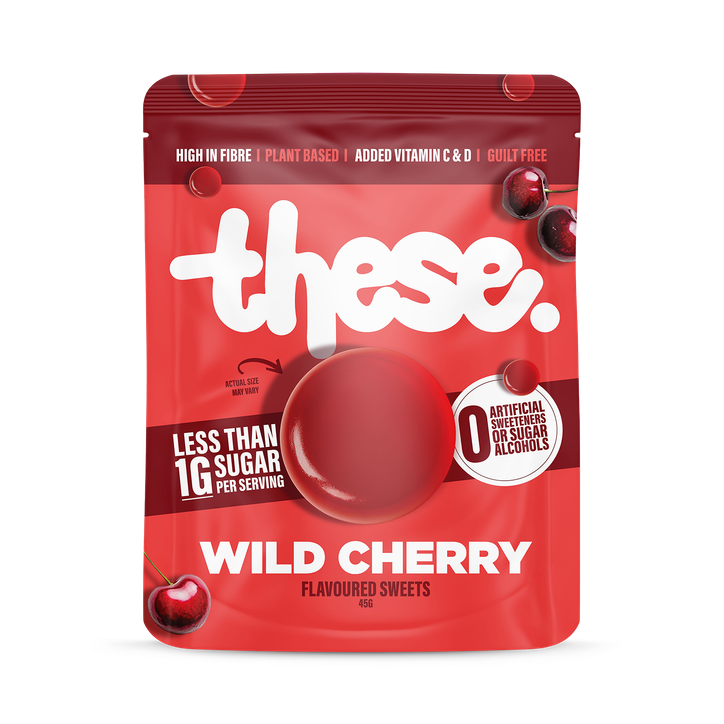 THESE Sweets - Ultra low sugar gummies - Wild Cherry 45g