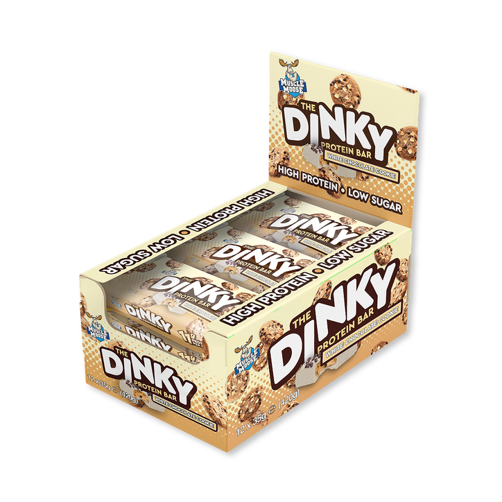 Dinky Protein Bar - White Chocolate Cookie 12 x 35g