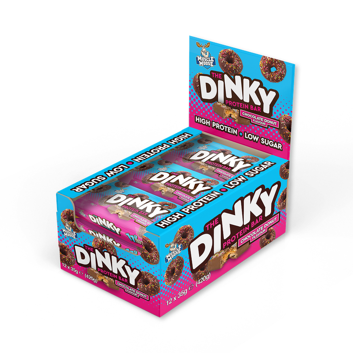 Dinky Protein Bar  - Chocolate Donut 12 x 35g image 1