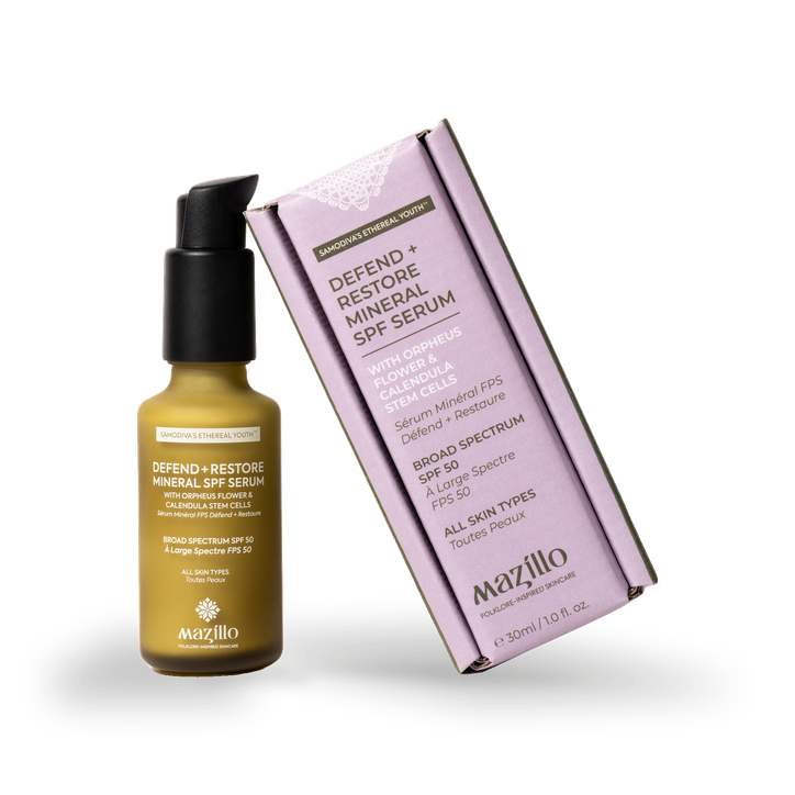 Mazillo Defend+Restore Mineral SPF50 Serum 30 ml