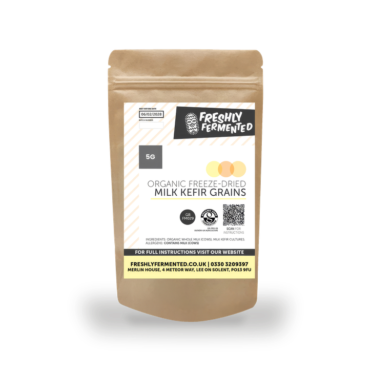 Freshly Fermented - Organic Freeze Dried Milk Kefir Grains