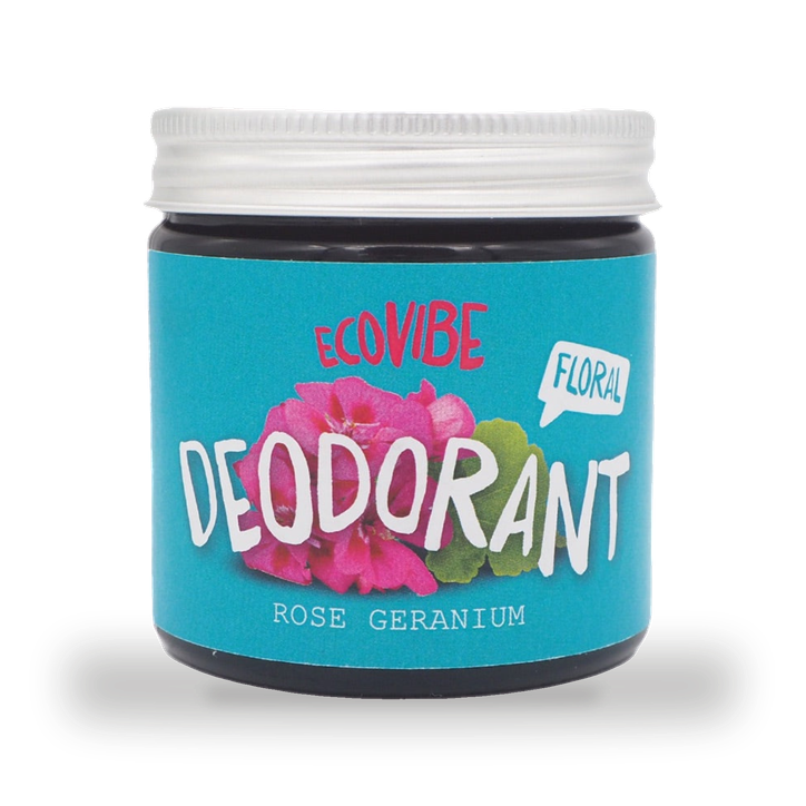 Natural Deodorant Balm (with Essential Oils - Rose Geranium)