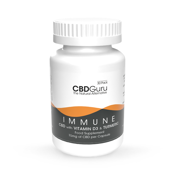 CBD Guru Immune Capsules - 15mg - 30 pack