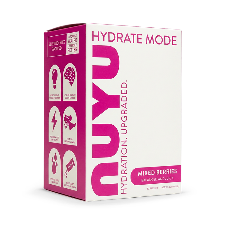 NUYU Hydrate Mode Mixed Berry Electrolytes 30 Sachets