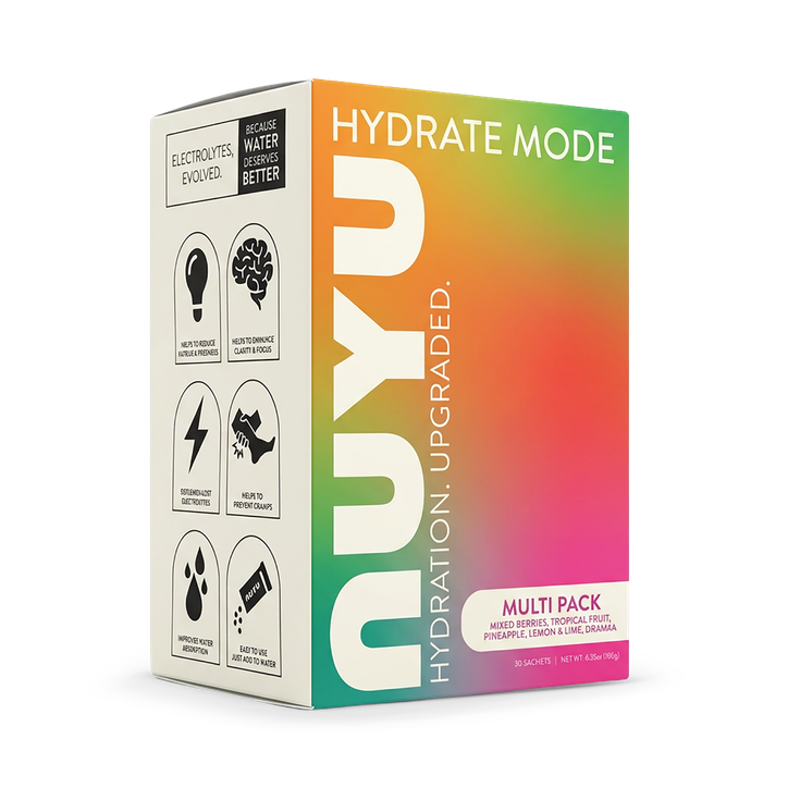 NUYU Hydrate Mode  Mixed Multi-Pack 30 Sachets