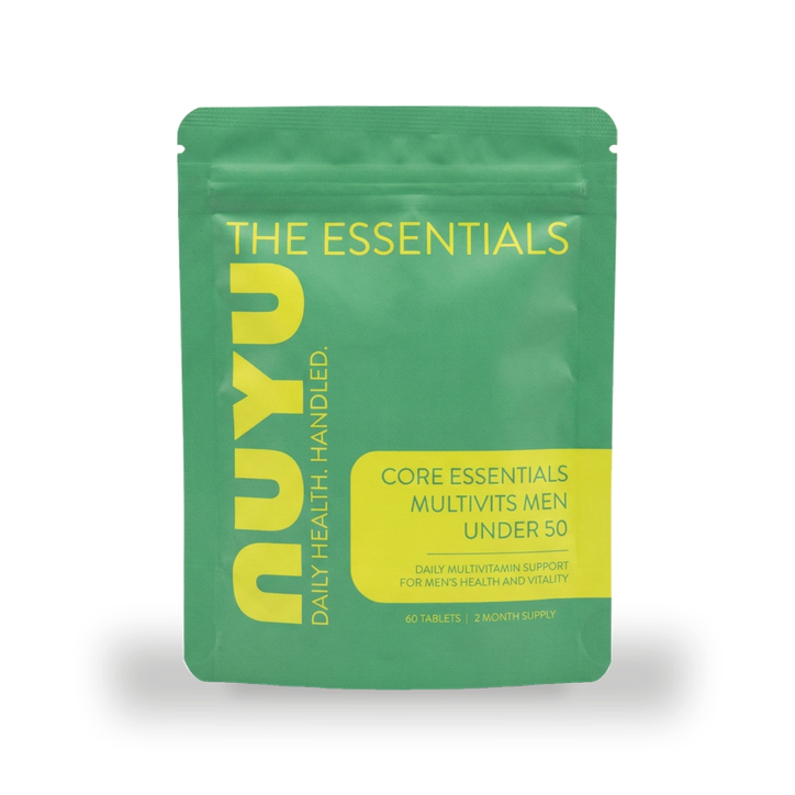 NUYU Core Essentials Men's Multivitamin (Under 50) 60 Tablets