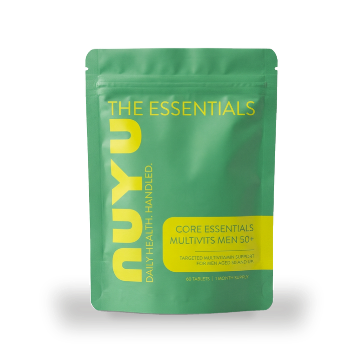 NUYU Core Essentials  Men's 50+ Multivitamin 60 Tablets
