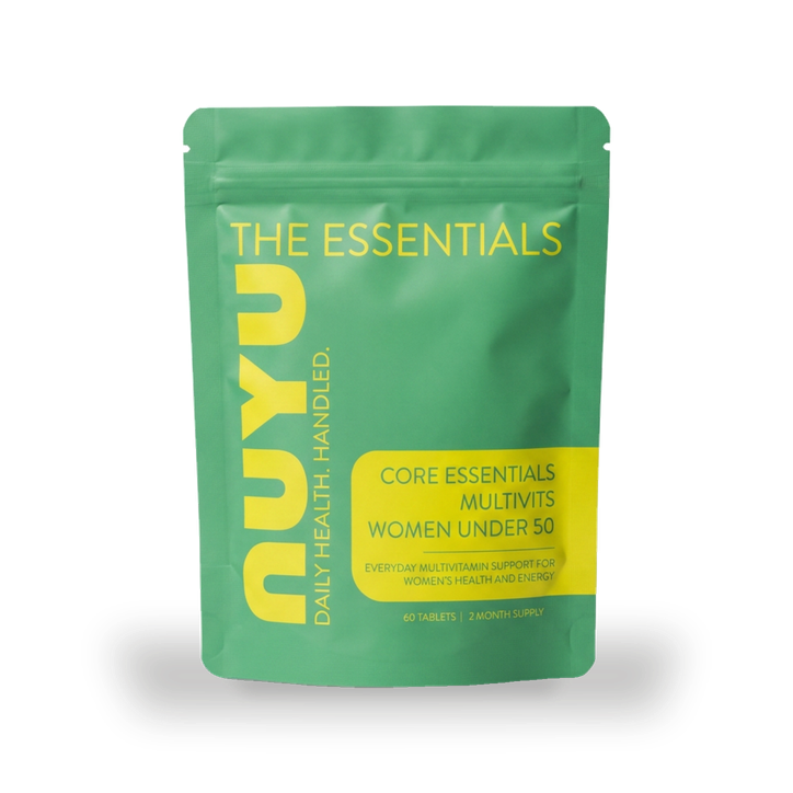 NUYU Core Essentials Women's Multivitamin (Under 50) 60 Tablets