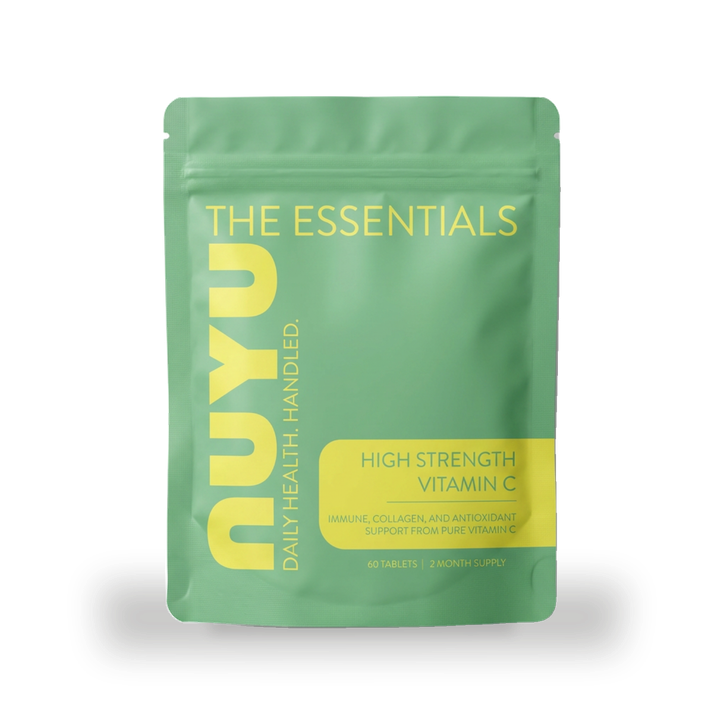 NUYU Core Essentials High Strength Vitamin C with Zinc 60 Tablets