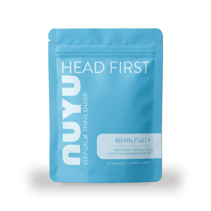 NUYU Head First Brain Fuel+ Nootropic Blend 60 Capsules