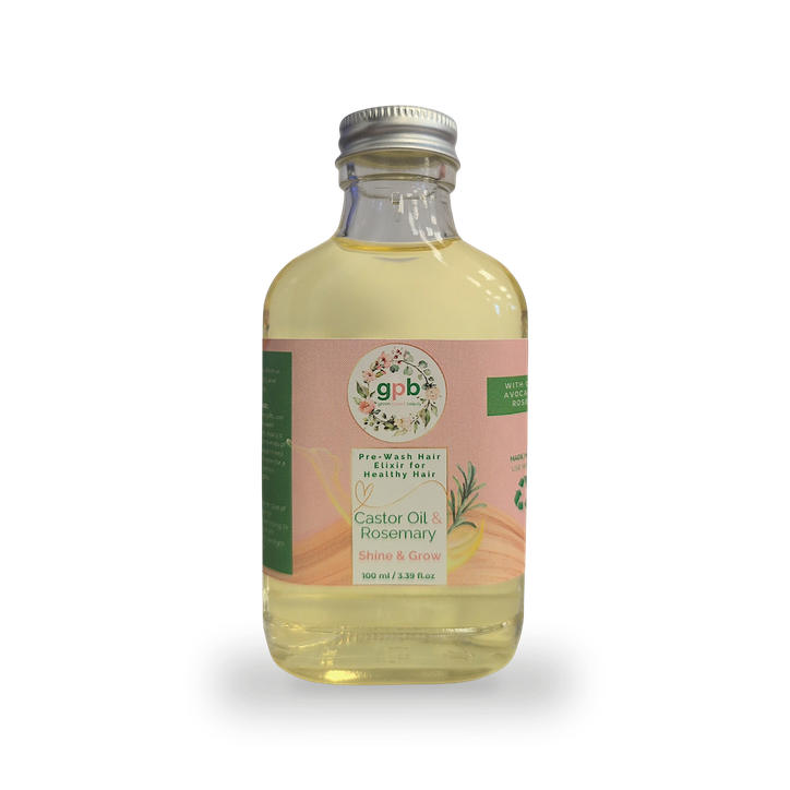 Shine & Grow Hair Oil with Castor & Rosemary Oil 100ml
