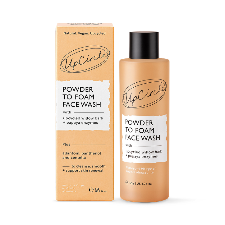 UpCircle Powder to Foam Face Wash with Willow Bark + Papaya Enzymes
