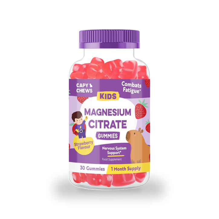 Capys Kids Strawberry Magnesium Citrate Gummies 30's