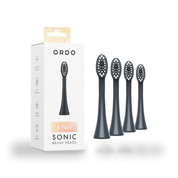 Sonic Brush Heads Charcoal Grey x 4