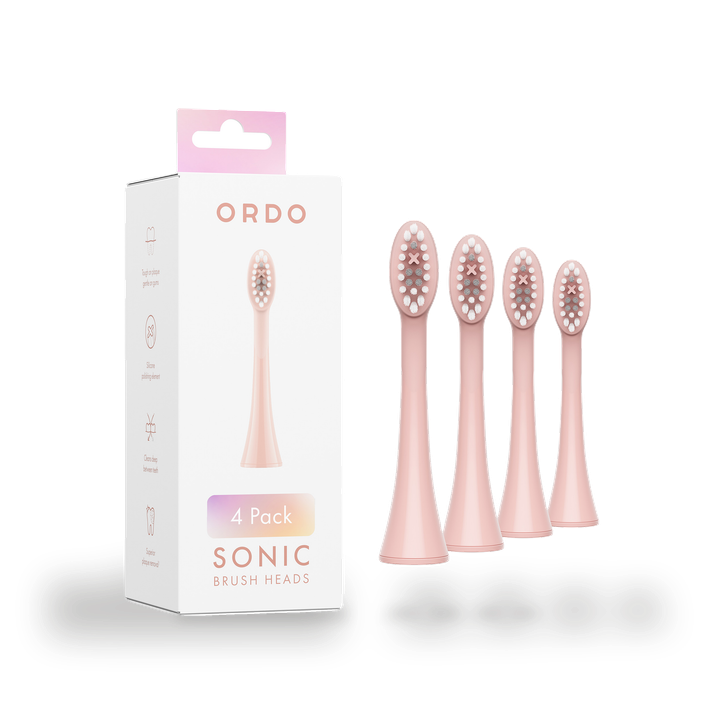 Sonic Brush Heads Rose Gold x 4