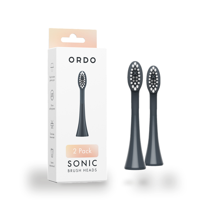 Sonic Brush Heads Charcoal Grey x 2