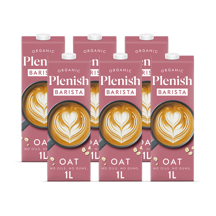 Plenish Organic Barista Oat Milk 6x 1L