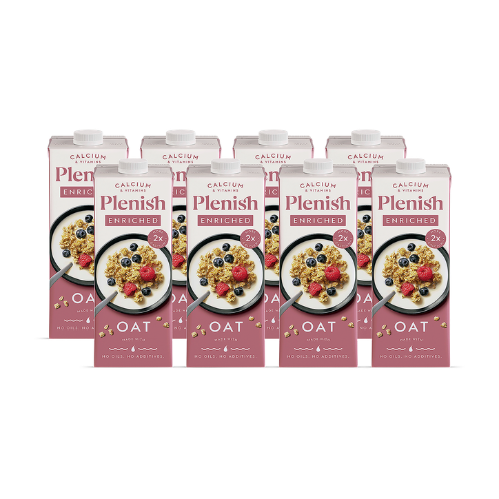 Plenish Enriched Oat Milk 8x 1L