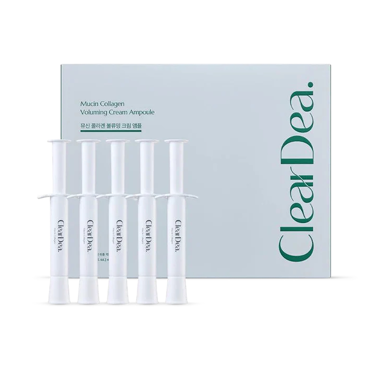 ClearDea Mucin Collagen Voluming Cream Ampoule 4ml x 5 pcs