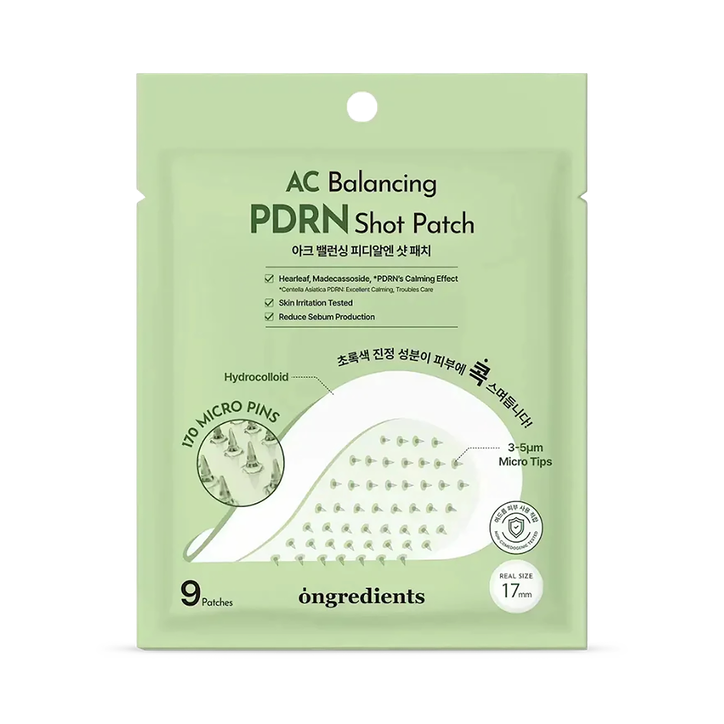 ongredients AC Balancing PDRN Shot Patch 9 Patches