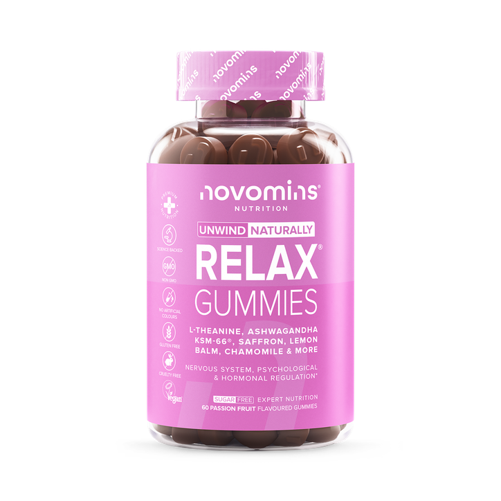 Novomins Relax Passion Fruit 60 Gummies