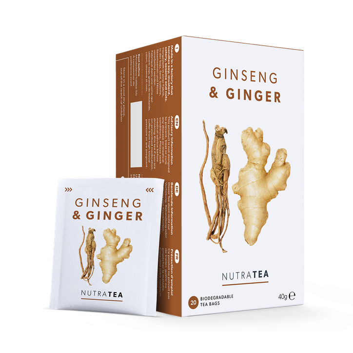 Ginseng & Ginger Herbal Tea - 20 Tea Bags