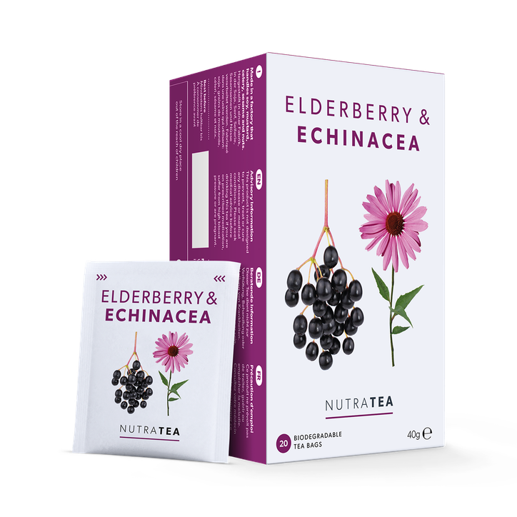 Elderberry & Echinacea Herbal Tea - 20 Tea Bags