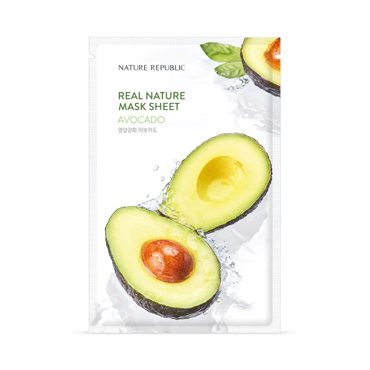 Nature Republic Real Nature Sheet Mask  - Avocado - 1 pc