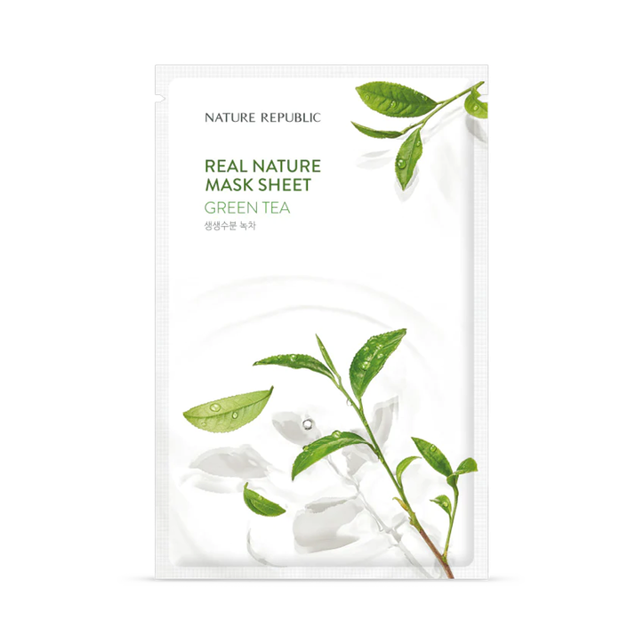 Nature Republic Real Nature Sheet Mask  - Green Tea - 1 pc