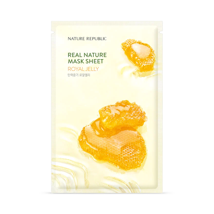 Nature Republic Real Nature Sheet Mask  - Royal Jelly - 1 pc