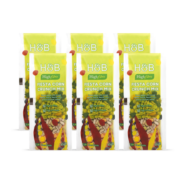 Holland & Barrett Fibre Corn Crunch Snack Pack 6x30g
