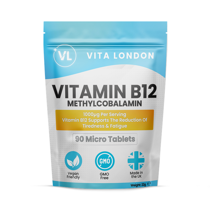 Vitamin B12 Methylcobalamin Tablets - 1000µg - 90 Micro Tablets