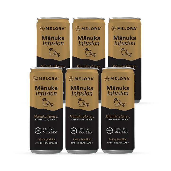 Melora Manuka Honey Infusion with Cinnamon & Apple 6x250ml