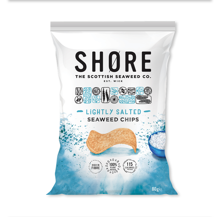 Shore Seaweed Chips Lightly Salted 80g