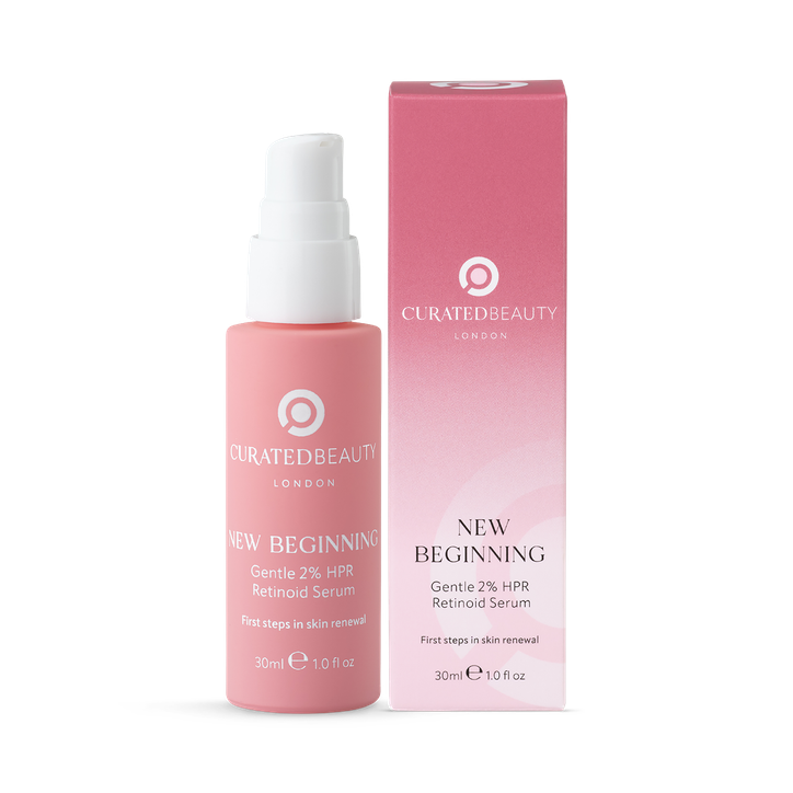 Curated Beauty London NEW BEGINNING Gentle 2% HPR Retinoid Serum, 30ml