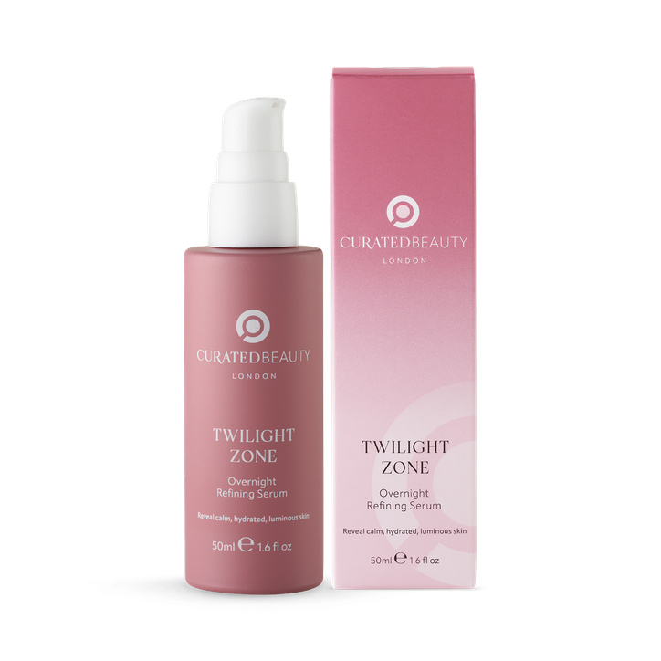 Curated Beauty London TWILIGHT ZONE Overnight Refining Serum to reveal calm, 50ml