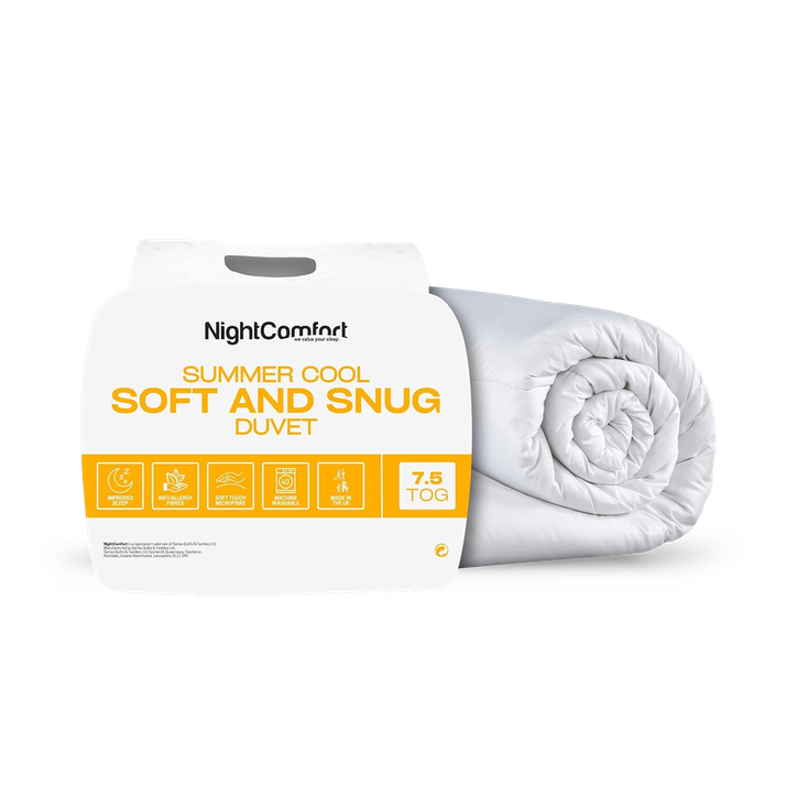 NightComfort Soft and Snug  - Summer 7.5 Tog Duvet