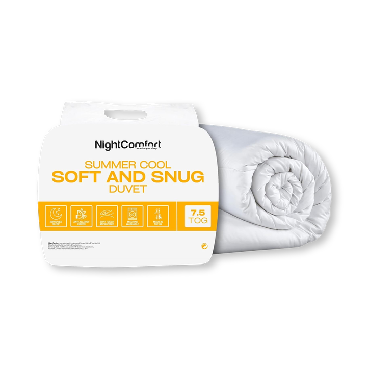 NightComfort Soft and Snug  - Summer 7.5 Tog Duvet